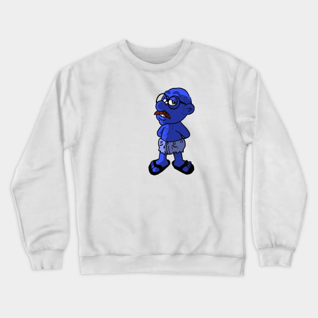 Tobias smurf Crewneck Sweatshirt by Undeadredneck